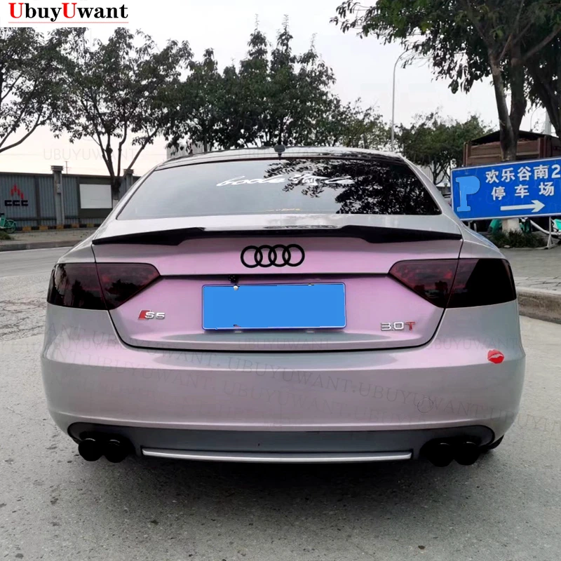 Carbon Fiber Wing For AUDI A5 Rear Spoiler Coupe B8 4Door 2008 2009 2010 2011 2012 2013 2014 2015 2016 Sportback M4 Style