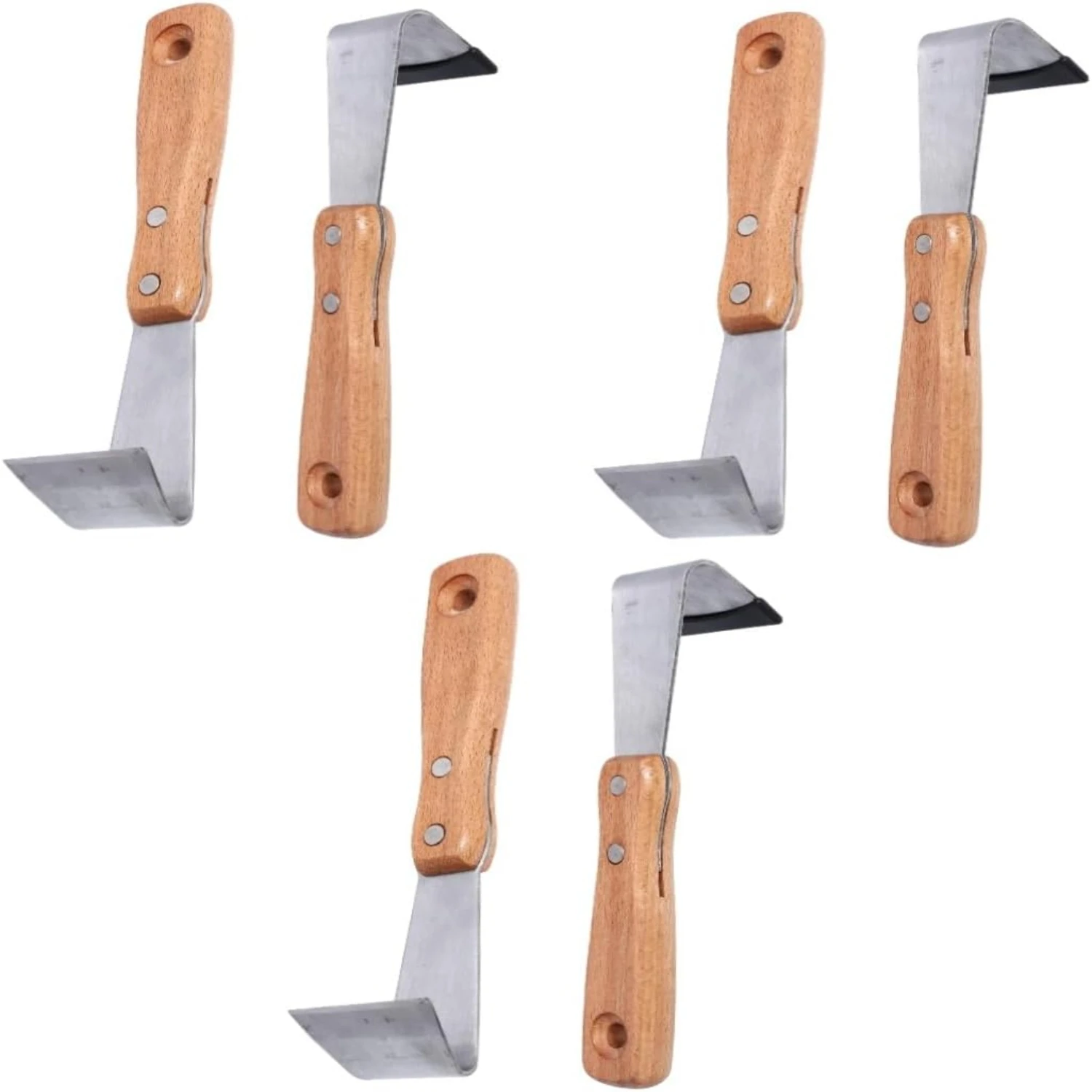 Ensure precision with this high-quality, durable, and professional 6-piece gardening hand knives set for precise branch trimming