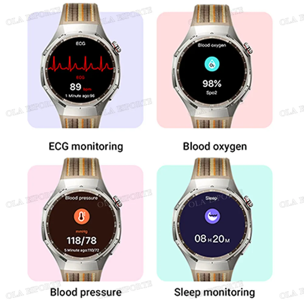 Sports Smart Watch Men Women HD Screen ECG+PPG Bluetooth Call GPS Tracker Heart Rate Monitor Waterproof SmartWatch 2026 New Ht22 - view 3