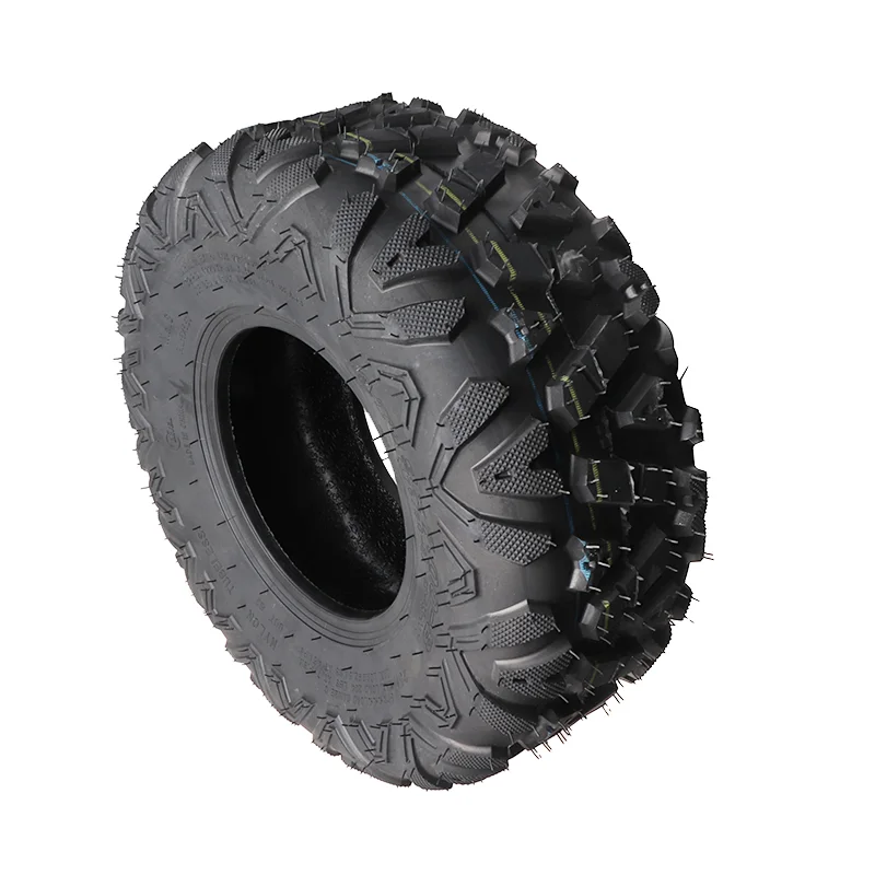 8 Inch Tubeless Tires - Front 19x7-8 Rear 18X9.50-8 Kart, ATV, UTV Dirt Bike Tires, Quad Dirt Buggy Road Tires