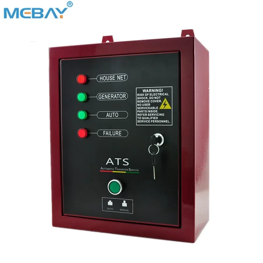 Mebay 5Kw Single Phase Generator ATS Controller Cabinet Box BX15D