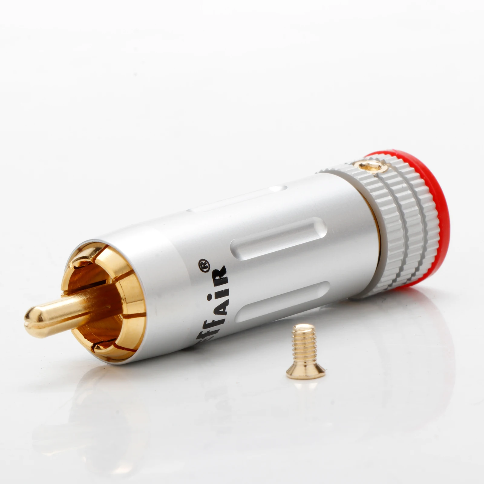 Audio HIFI RCA Lotus Plug tornillo conector fijo terminal de bloqueo automático cable de audio enchufe AV cabeza de reparación grado de fiebre sameas furutech RCA