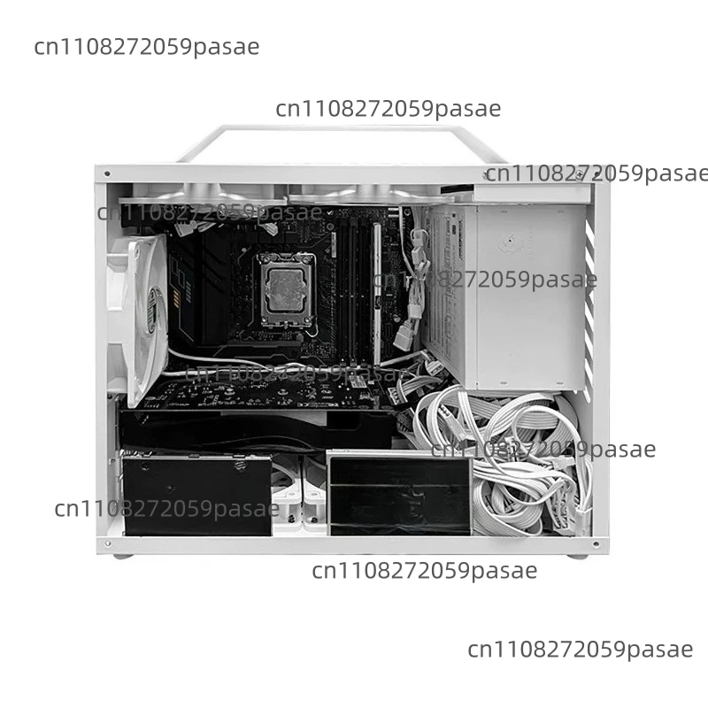 

Itx Computer Case Nas Solid and Upright Small Mini Host Portable Matx Portable Case