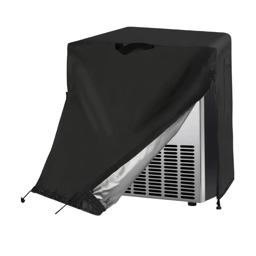 

Коммерческий чехол для льдогенератора, водонепроницаемый, пылезащитный, сверхмощный, 210D, ткань Оксфорд, покрытие из полиуретана, подходит для льдогенераторов 18 на 16 на 31 дюймов