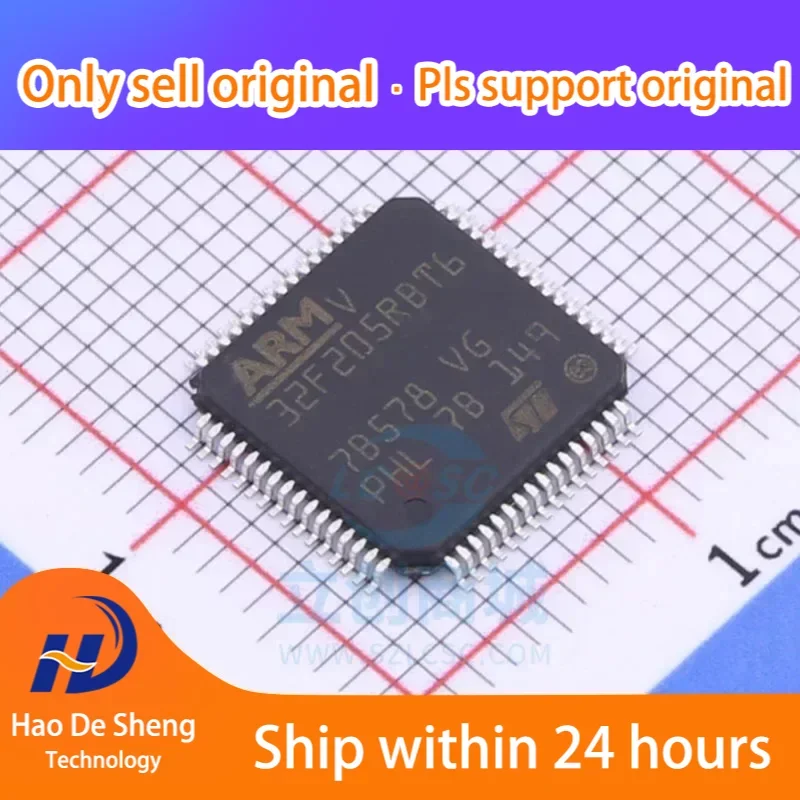 

10PCS/LOT STM32F205RBT6 32F205RBT6 LQFP64 New Original in Stock