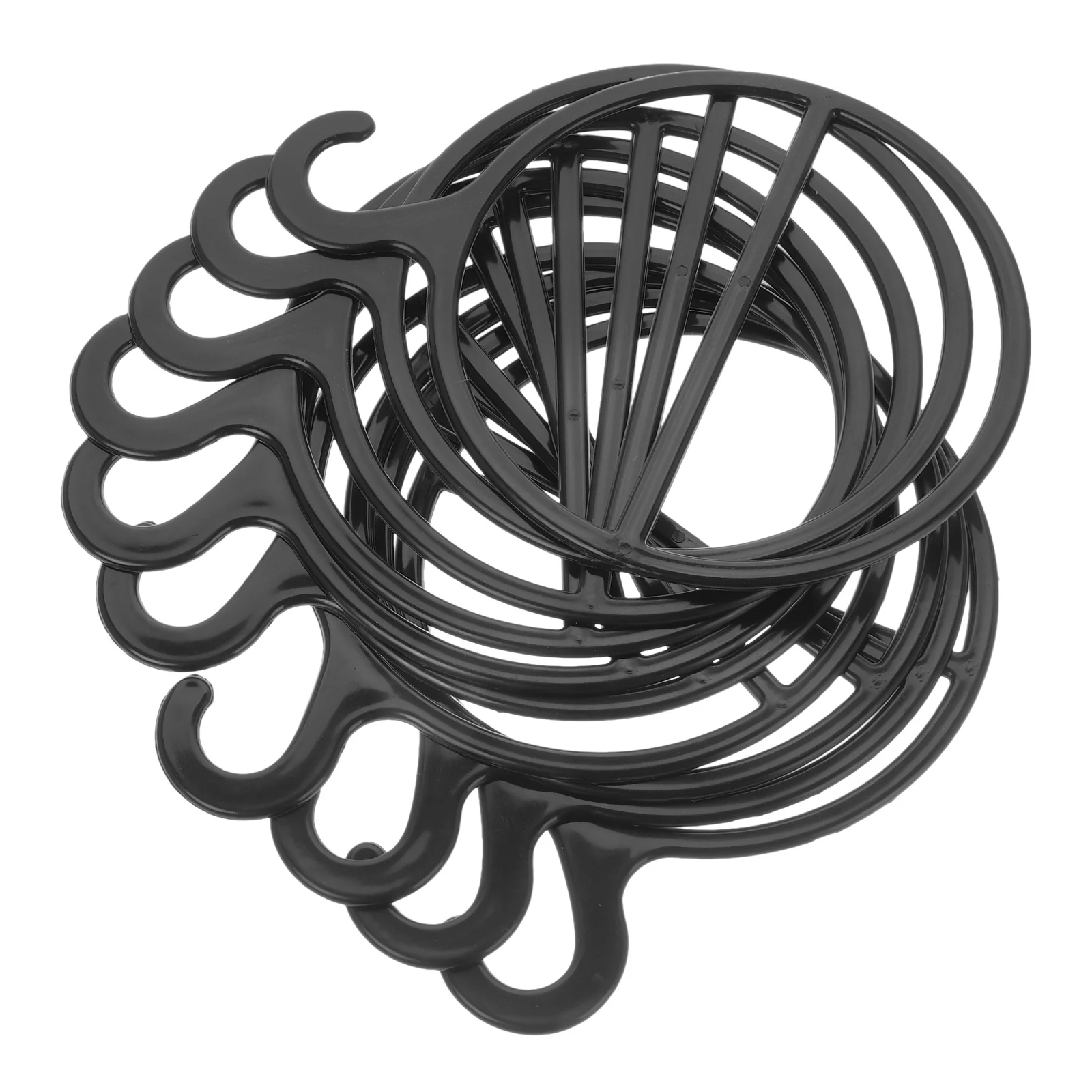 

10Pcs 13cm Rotating Scarf Hanger Multi-Functional Closet Organizer for Scarves Ties Belts Accessories Plastic Space Saver