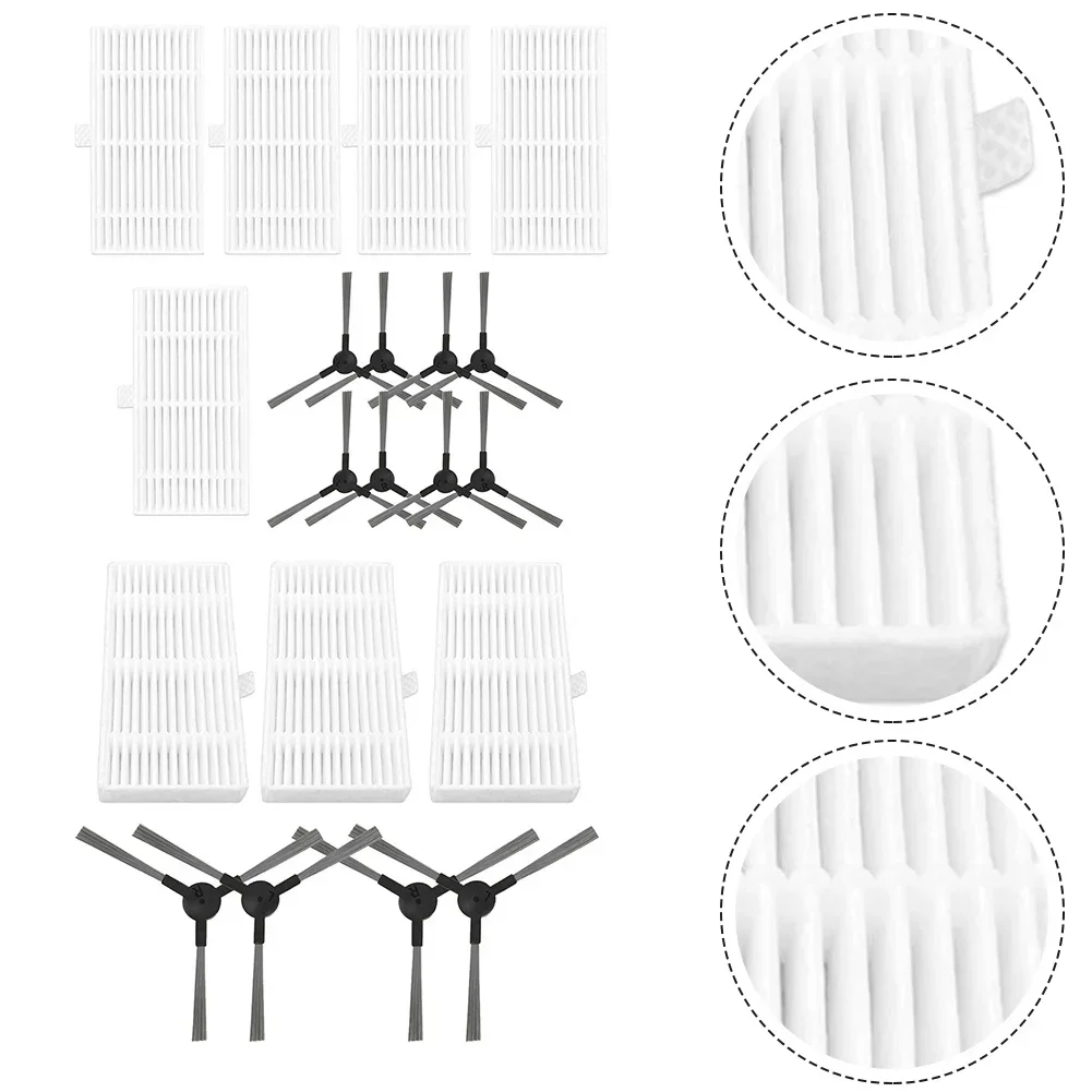 1 Set Side Brush Filter Kits For Cecotec Conga- 999 Vacuum Cleaner Sweeping Robot Accessories Spare Parts For Home