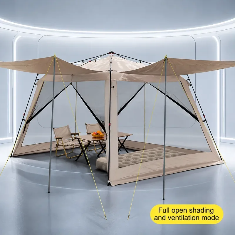 for Automatic Canopy Tent Outdoor Camping Picnic Awning for Family 4-8 People Sun Protection Cover Pergola