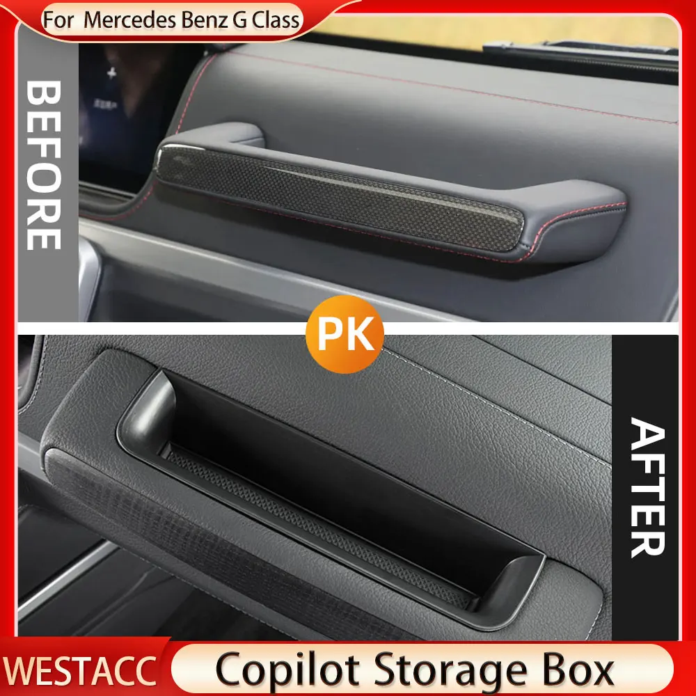 

Для Mercedes Benz G Class AMG W463A G350 G500 G63 2019-2025 LHD подлокотник ящик для хранения органайзер аксессуары для центральной консоли
