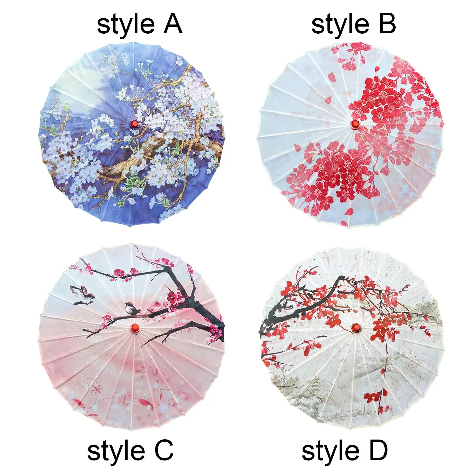

Chinese Oiled Paper Umbrella Japanese Women Decorative Umbrella for Costumes Photography Bridesmaids Party Scenery