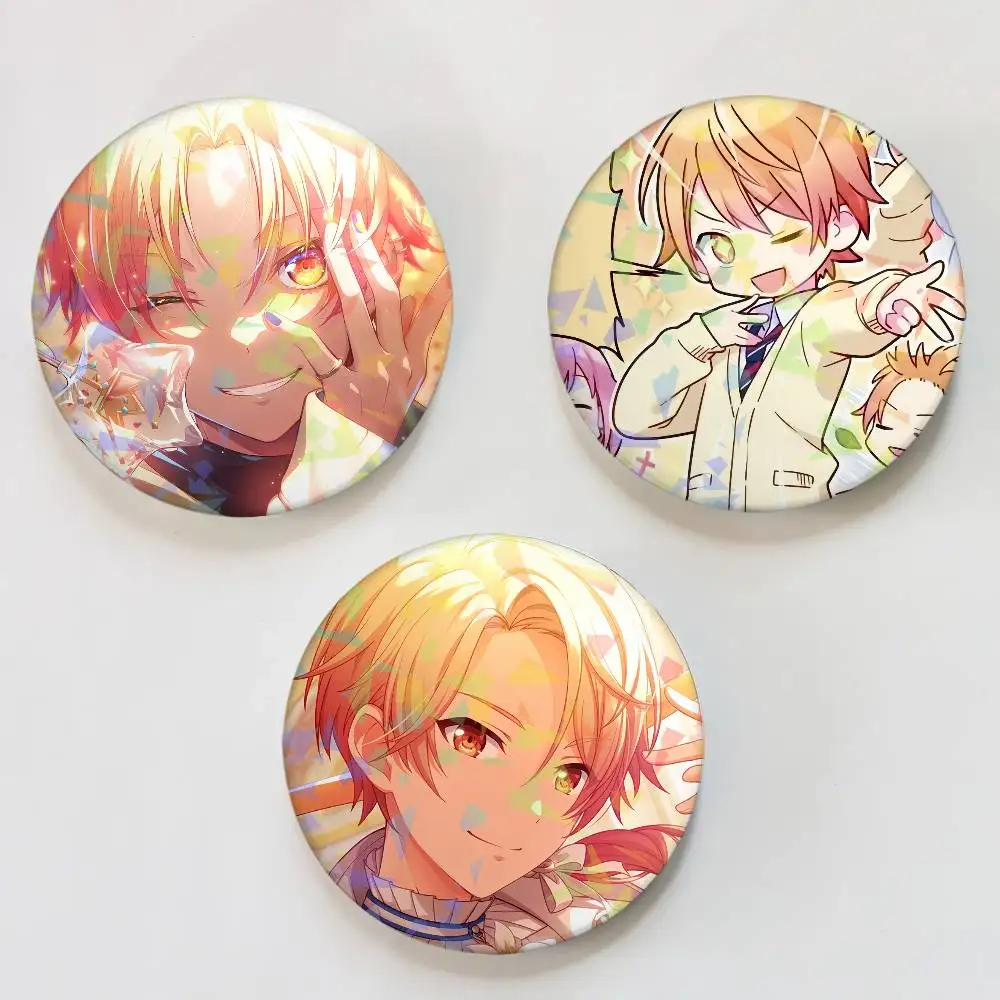 T-Tenma T-Tsukasa Cute Button Pins Backpack Clothing Decor Brooch Cartoon Science Fiction Badge Laser Jewelry Gifts for Kids