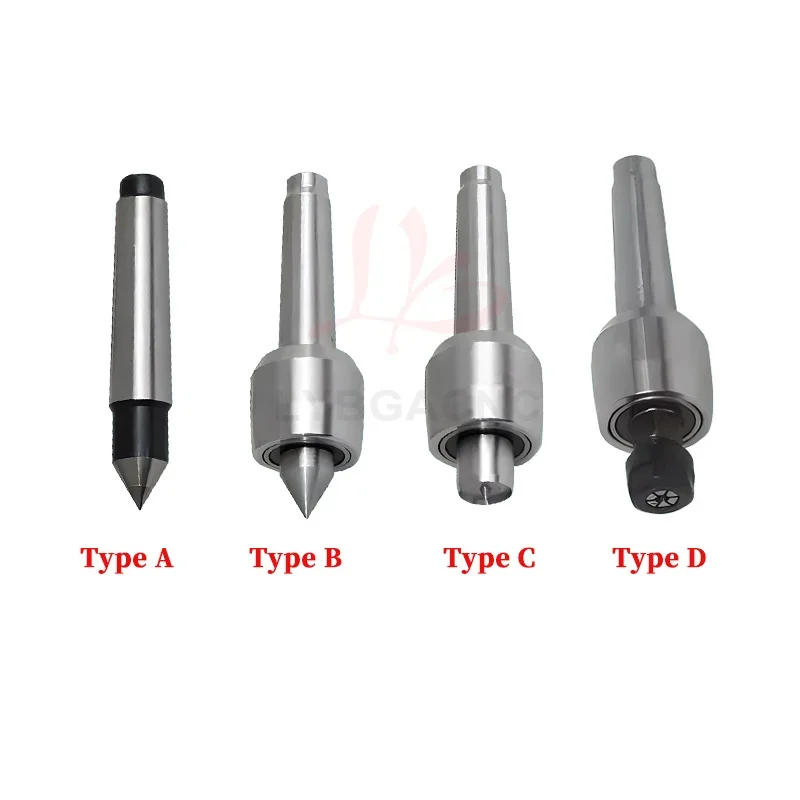 Accuracy Steel MT2 Lathe Live Center for CNC Rotary Axis Activity Tailstock Revolving Milling Center Taper Machine Accessories