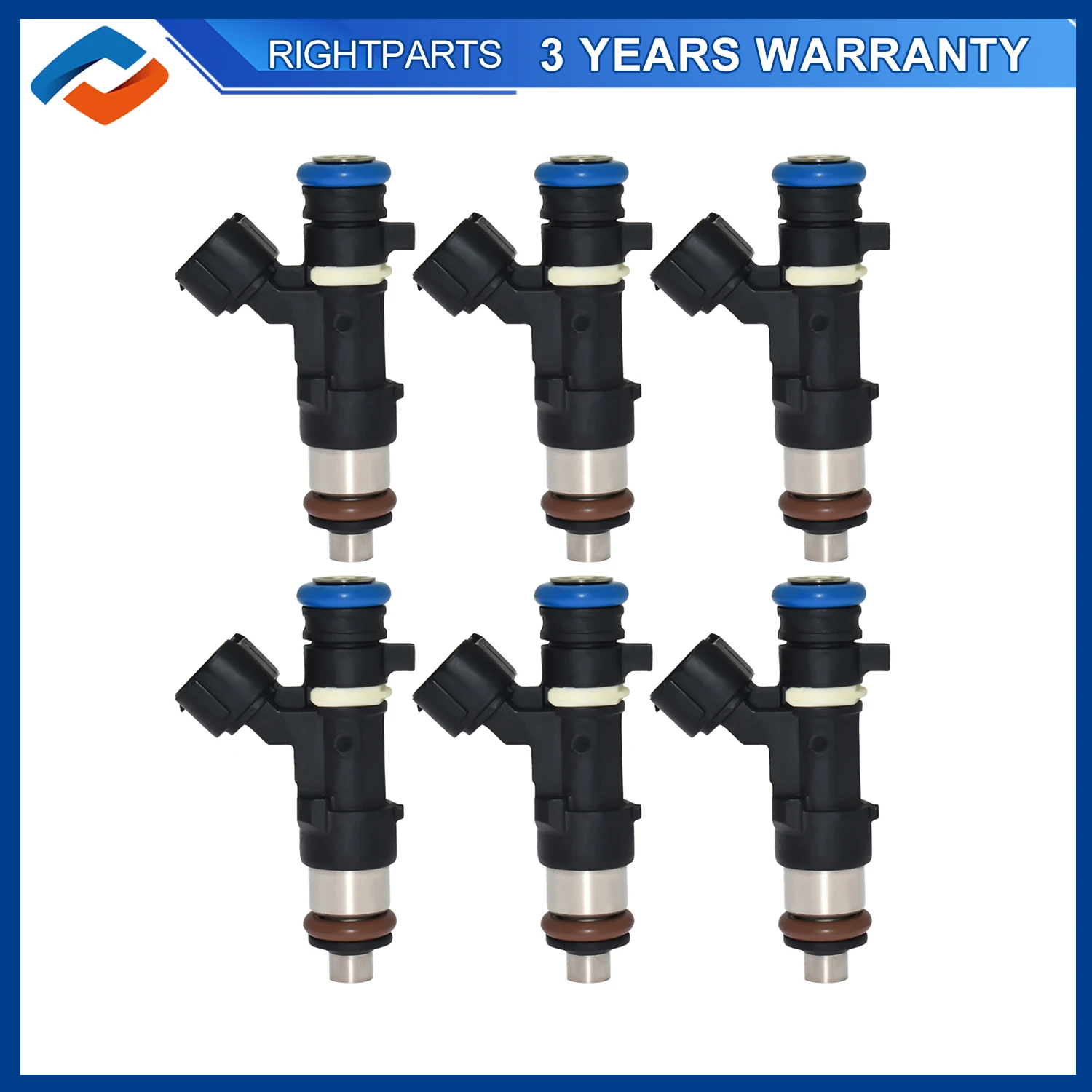 

6pcs 16600-7Y000 0280158005 Fuel Injector For Nissan Maxima Altima Quest 3.5L 2003 2004 2005 2006 2007 2008 2009 16600-7Y00A