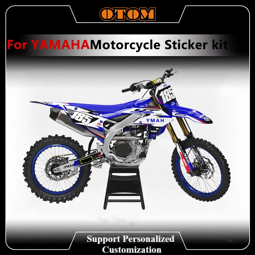 otom-customize-motocross-graphics-decals-kit-for-yamaha-2024-2025-yz250f-yzf250-yzf450-holographic-chrome-sticker-kit