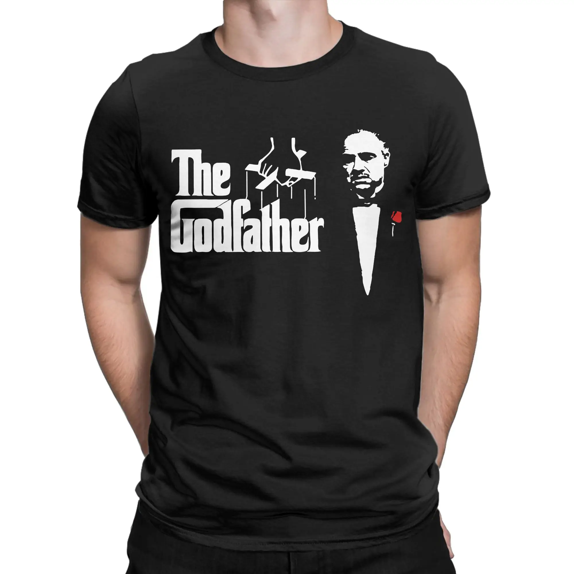 Men Women Padrino The Godfather T Shirt Marlon Brando Corleone Cotton Clothes Vintage Short Sleeve Round Collar Tee Shirt