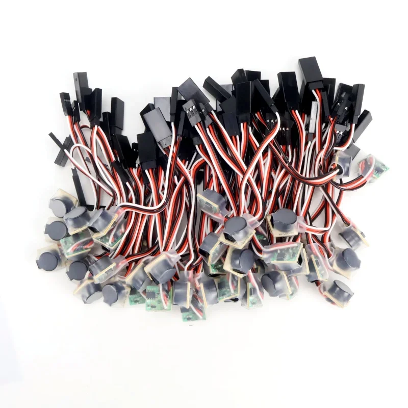 เครื่องบินบังคับวิทยุ รุ่นเฮลิคอปเตอร์ 6/12 ชิ้น อุปกรณ์ติดตามสัญญาณเตือนการสูญหาย 85 เดซิเบล เครื่องหาตำแหน่งขนาดเล็ก เสียงเตือนการสูญหาย AM PCM PPM สำหรับ