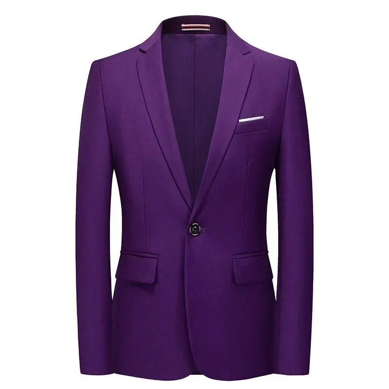 

Z295Men's business casual single button suit Korean style