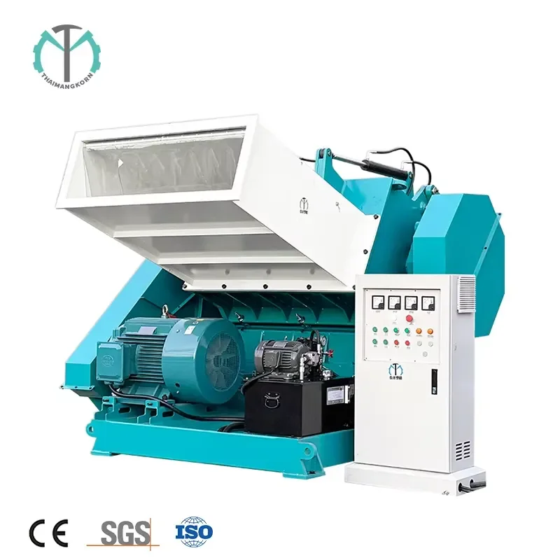 TLG High Quality New Style Cardboard Plastic Pallet Crushing Shredder Machine with 90kw Motor with SKD-11 Blade