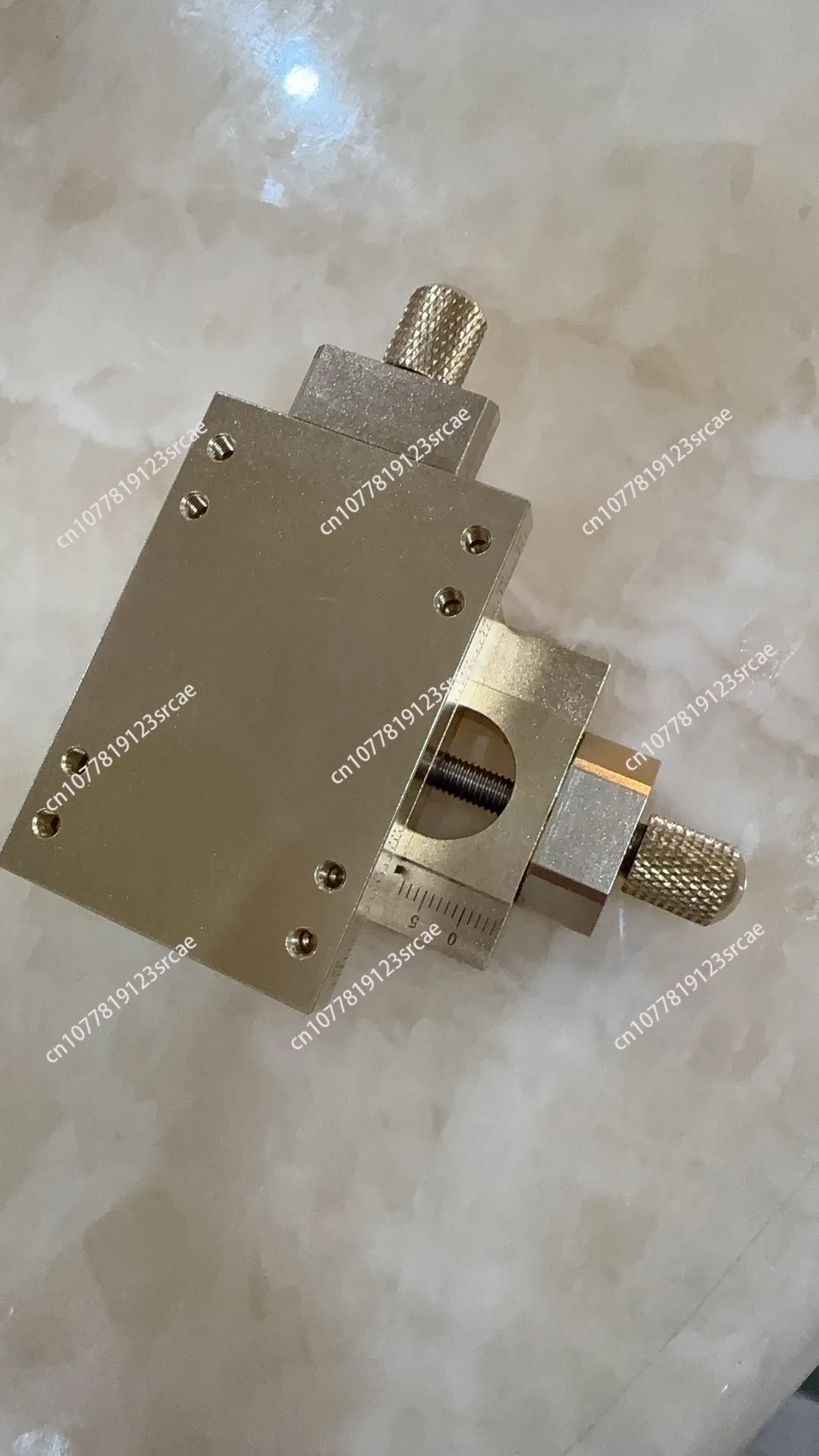 XY Axis Dovetail Guide Miniature Positioning Stage Adjustable Micro Cross Slide Vise For Precision Instrument Testing - view 5