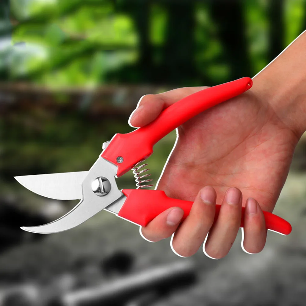 

Premium Heavy Duty Gardening Pruning Shears Ergonomic Shock Absorbing Cushion Buckle Comfortable Grip For Flower