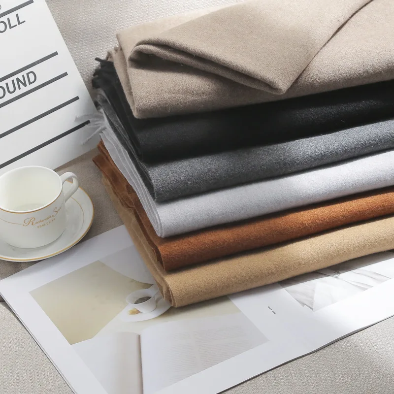 

300 г однотонный кашемировый шарф для женщин в корейском стиле, универсальный осенне-зимний теплый толстый шарф на шею, оптовая продажа