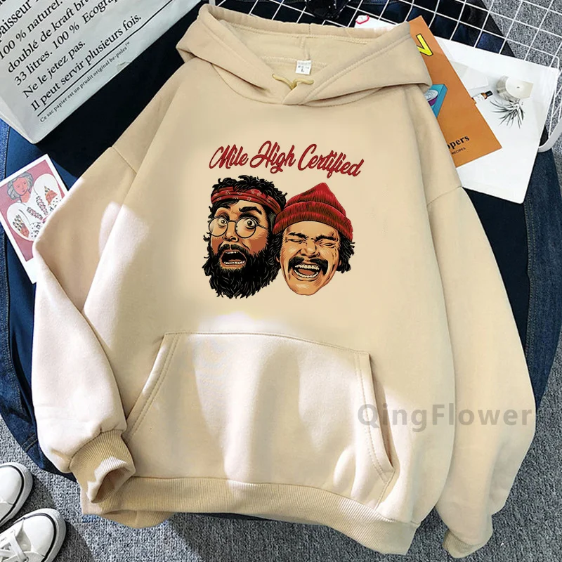 Cheech Chong hoodies men vintage 2023 Fleece streetwear pulls man long sleeve top Hooded Shirt