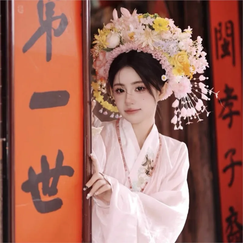 

Quanzhou Wearing Flower Headdress Xunpo Women's Clothes Sturgeon Pu Clothing Circumference