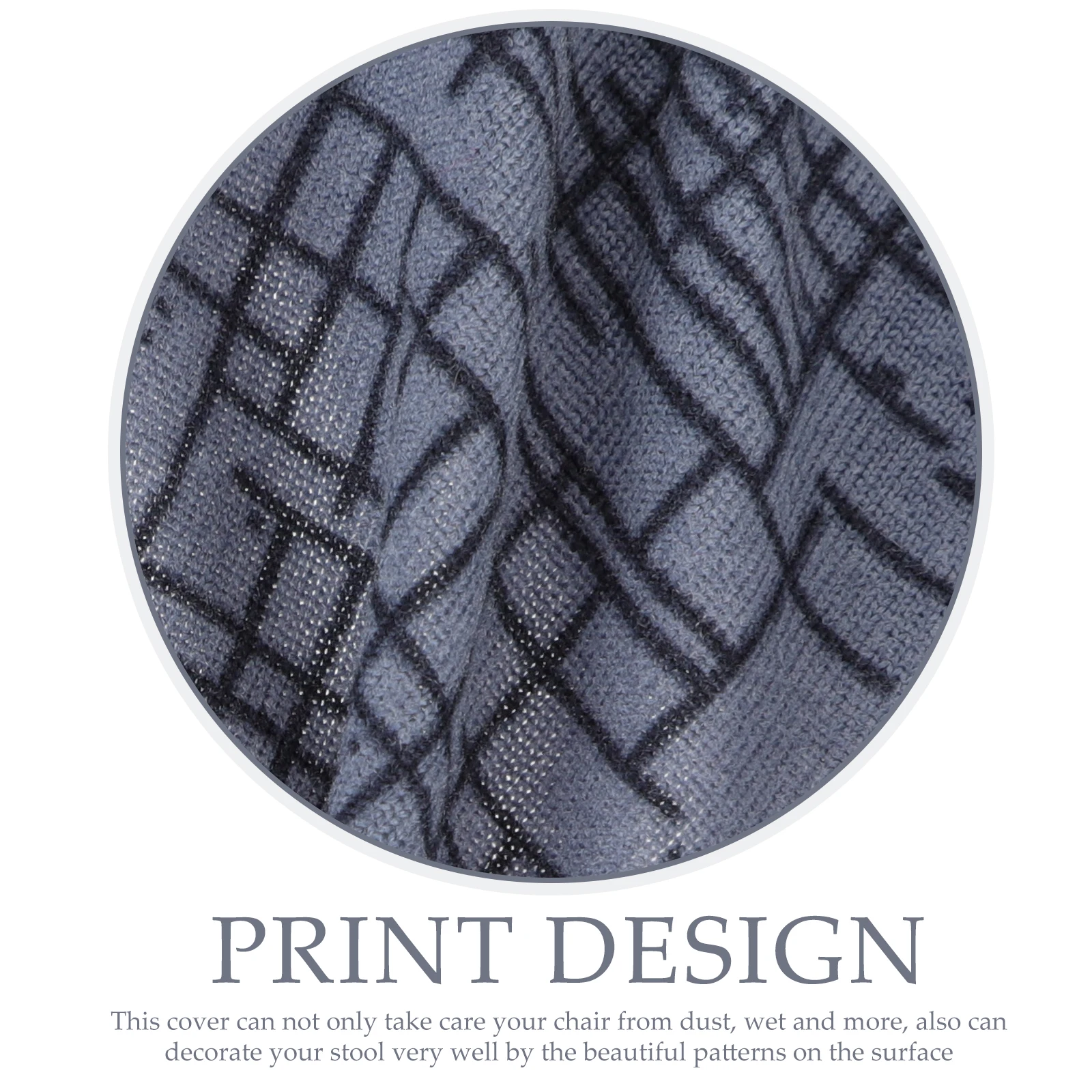 

3Pcs Round Chair Cover Removable Waterproof Bar Stool Seat Protector for Office Party Hotel Restaurant Chair Supply