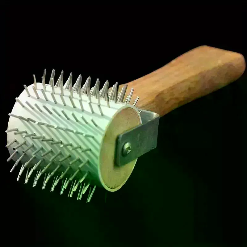 Wheel Uncapping Fork Gear Bee Honeycomb Rake Needle Roller Honey Extracting Tool Beekeeping Supplies Tools