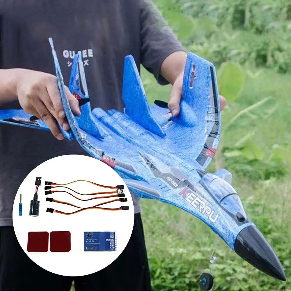 New A3 V2 Flight Controller Lightweight Low-Noise RC Airplane Stabilizer 3-Axis Gyro Stabilizer for RC Model Aircraft