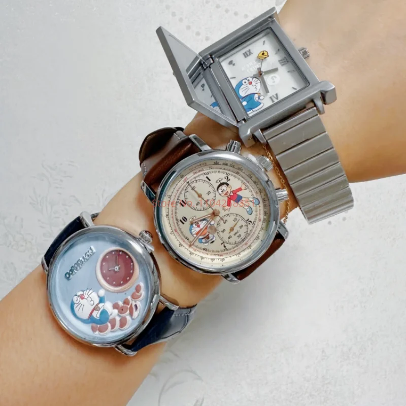 Original Doraemon Uhr Blind Box Vol.1 Cartoon Figuren Uhr Kindheit Erinnerungen Animation Uhren Peripherie Geburtstag Geschenk Spielzeug