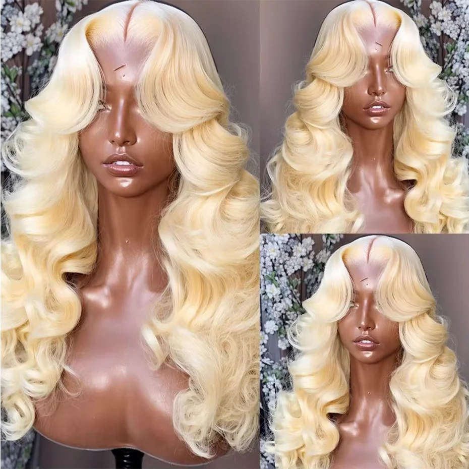 Smilegirl HD Transparent 13x6  613 Body Wave Honey Blonde Lace Frontal Human Hair Wig Brazilian 13x4 for Women view 2