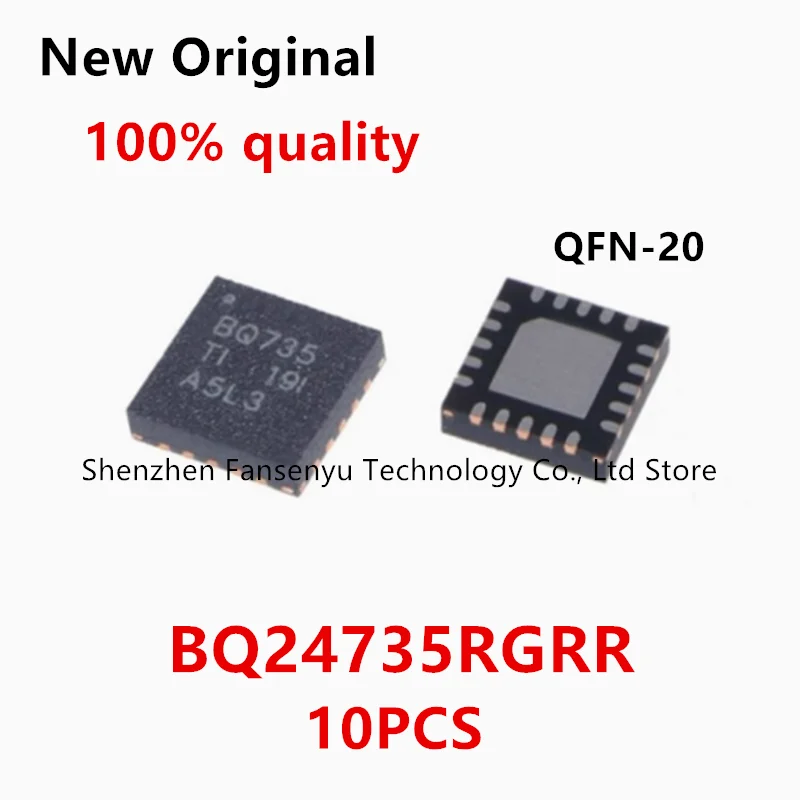 

(10piece)100% New BQ735 BQ24735 BQ24735RGRR QFN-20 Chipset