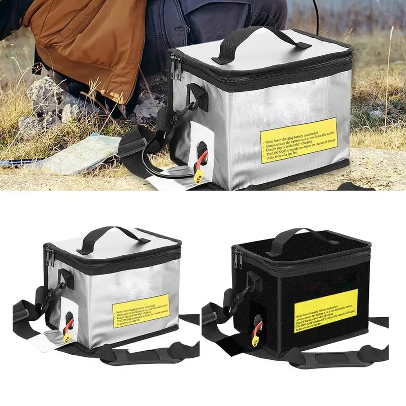 RC Battery Bag Large Capacity Battery Guard Pouch Fireproof Explosionproof Protective Bag For Storage Transportation And