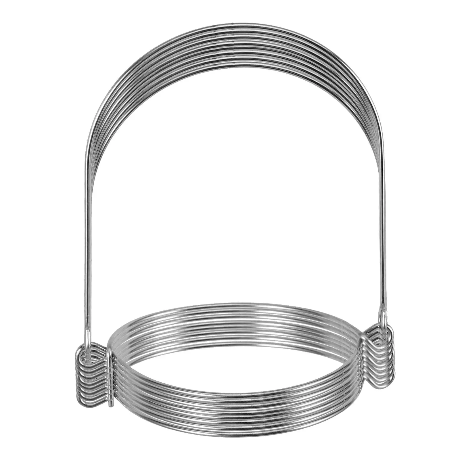 

8 Pcs Natural Colored Jar Handles Stainless Steel Hooks LED DIY Wire for Hanger