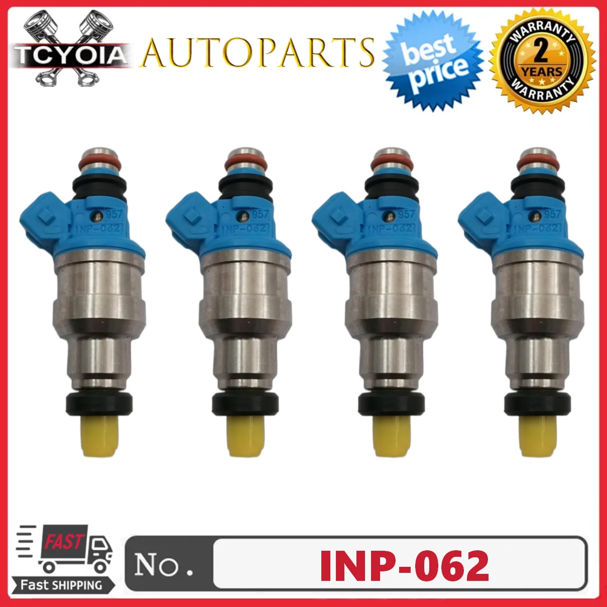 

4 шт. INP-062 MD175075 Топливная форсунка для MITSUBISHI PLYMOUTH MIRAGE 93 ~ 96 ЦВЕТ 93 ~ 94 1,5 л