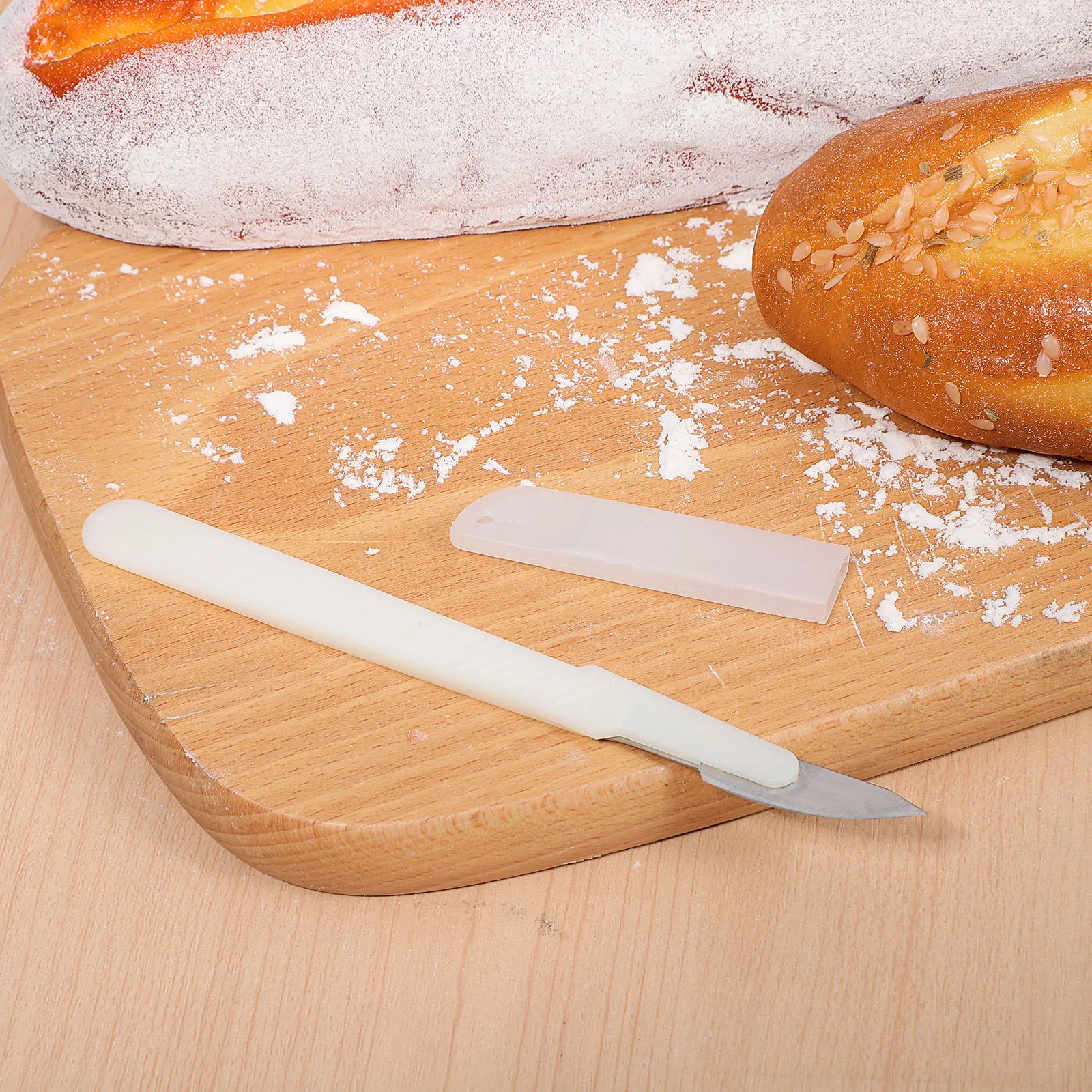 

3Pcs Bread Cutting Tools Set Plastic Metal Baking Scoring Cutter Kitchen Dough Trimmer Scoring Tool Bread Lame Baking Gadgets