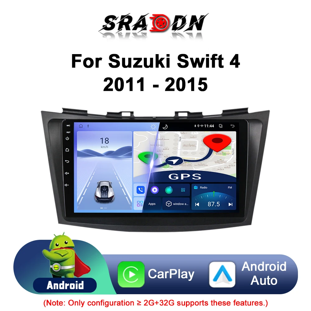 

For Suzuki Swift 4 2011 - 2015 Android Car Radio Automotive Multimedia Player Navigation GPS Carplay Screen Android Auto Stereo