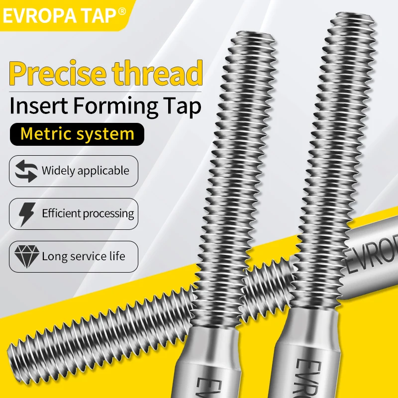 

EVROPA TAP HSSE-M42 JIS Стандартный вставной формовочный метчик STI ST M2 M2.5 M3 M4 M5 M6 M8 M10 Машинные резьбовые метчики
