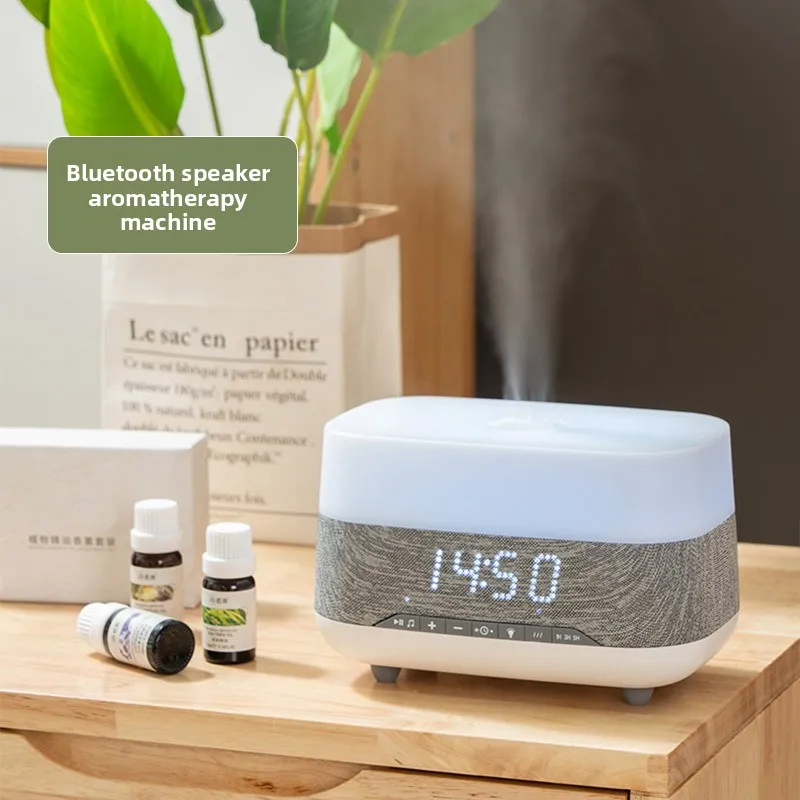 

Новый настольный аромадиффузор, многофункциональный Bluetooth-динамик, ультразвуковой увлажнитель воздуха, домашний семицветный светильник, аромадиффузор