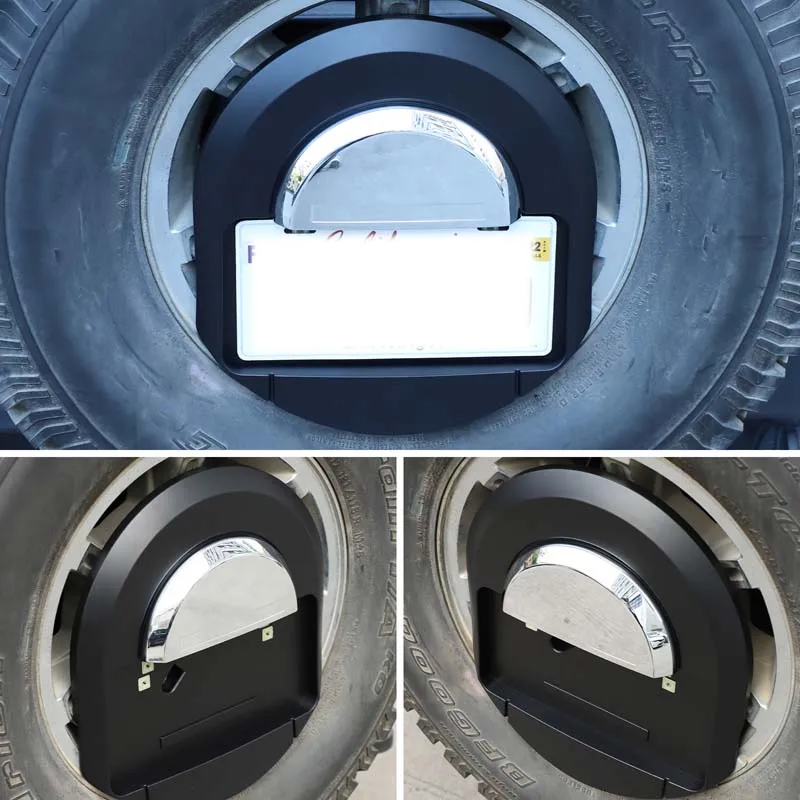 Für Hummer H2 2003-2009 ABS Carbon Faser Hinten Reifen Träger Kennzeichen Halterung Auto Zubehör OE: 25782333