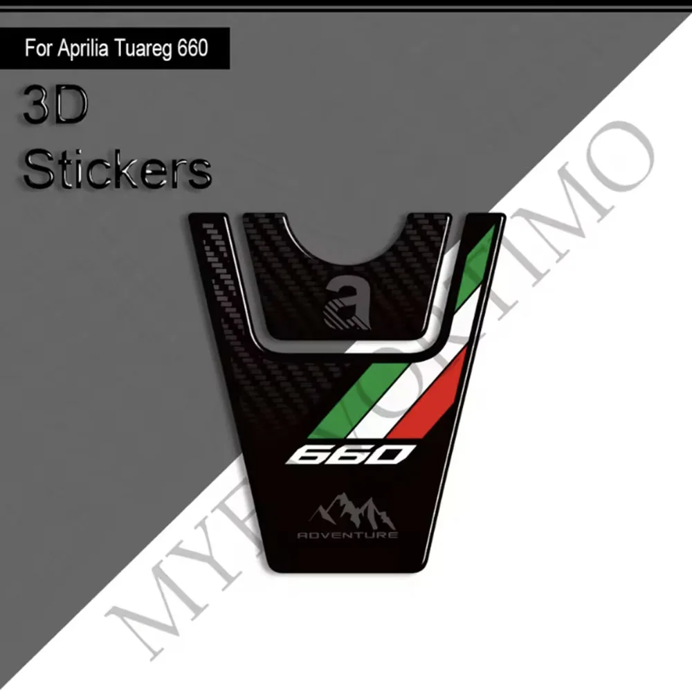 For Aprilia Tuareg 660 RALLY Tank Pad Bike Protection Adventure Handshield Windshield Handguard Stickers Decals 2022 - 2025 2026