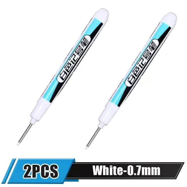 0.7/1.0/2.5MM Witte Permanente Marker Pennen Markers Verf Pen Voor Hout Plastic Leer Glas Steen Metaal kunst Schilderen Leveringen