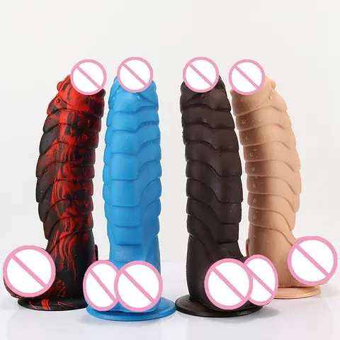 24 Models Animal Dick Thrusting Dragon Dildo Dinosaur Scales Penis Big Suction Cup Adult Anal Sex Toys Strapon Women Masturbator