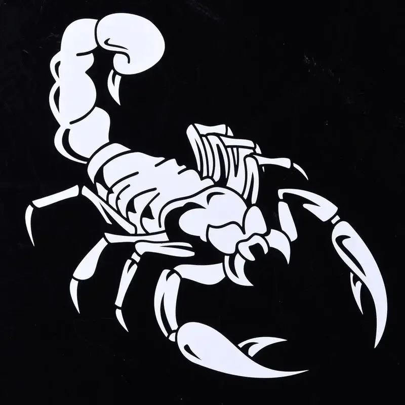 1 Piece 30cm Cute 3D Scorpion Car Stickers Car Styling KK Vinyl Decal Sticker Car Acessories Decoration