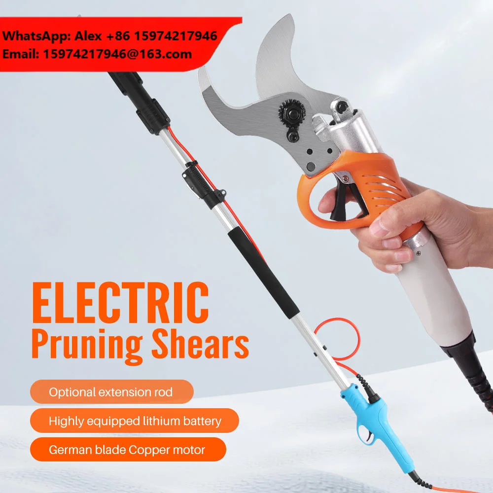 36V 450W Electric Pruning Shears Cordless Rechargeable Battery Adjustable Pruning Scissors Pruning Tools Construction Machinery