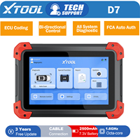 XTOOL D7 Car Scanner All System Diagnostic Tool ECU Coding Active Test Key Programmer FCA Auto Auth 3-Year Free Update