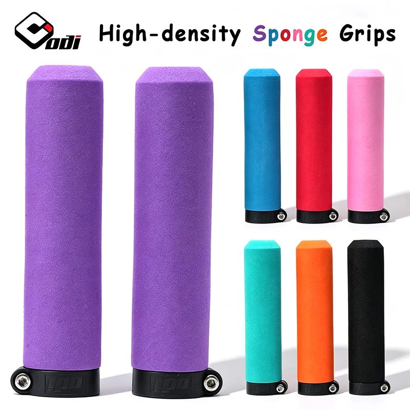ODI Bicycle Grips High-density Sponge Mountain Bike Grips Shock Absorption MTB Cuffs Non-slip Bicycle Grip for MTBFolding Bikes