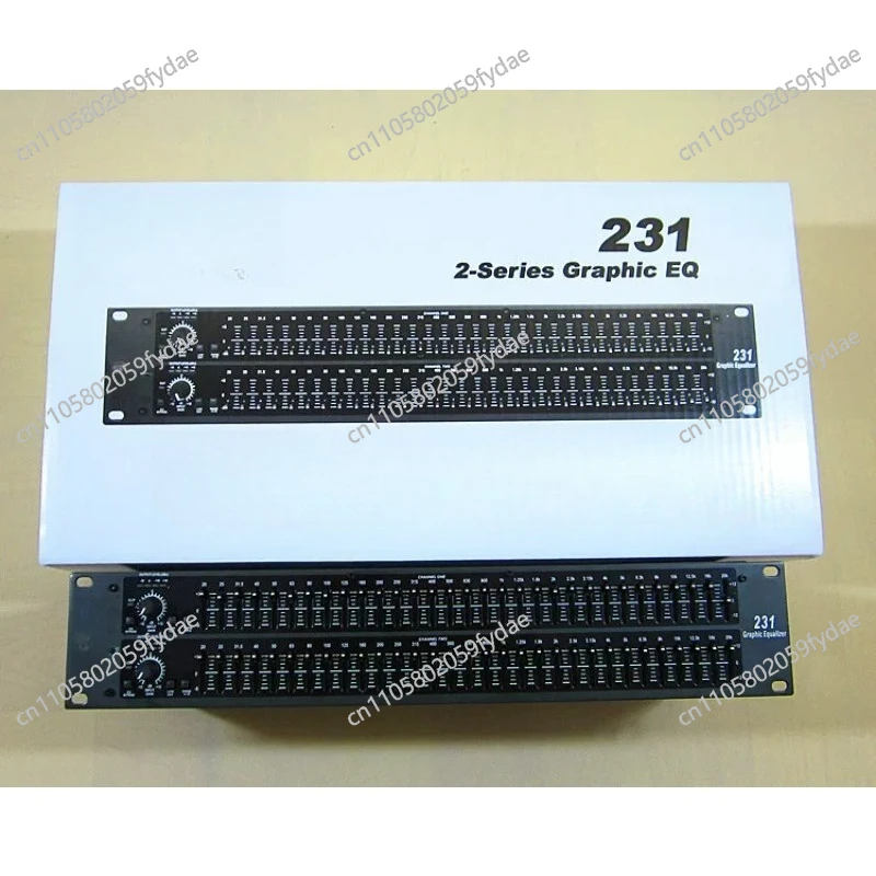 Component 231/231S Dual 31-Band 2U Home Equalizer