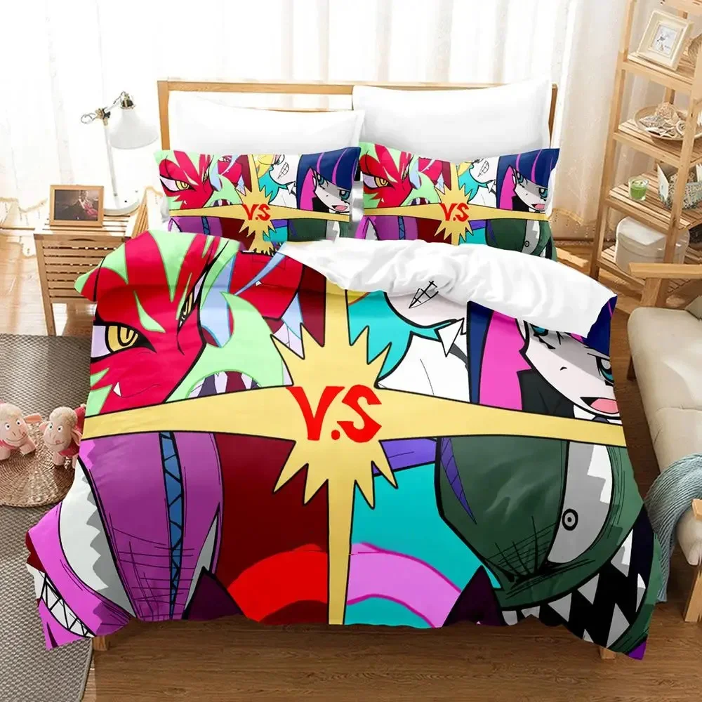 Anime Panty Stocking Garterbelt Bedding Set Duvet Cover Bed Set Quilt Cover Pillowcase Comforter king Queen Size Boys Adult